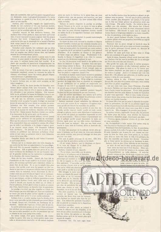 Artikel (Pages de nos enfants):
Valentin, Hélène, Le chat de porcelaine.
Illustration: unbekannt.