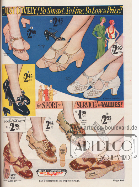 Schnallenschuhe und Sportschuhe mit flachen Absätzen.