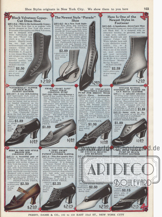 Pumps und Schnürstiefel.