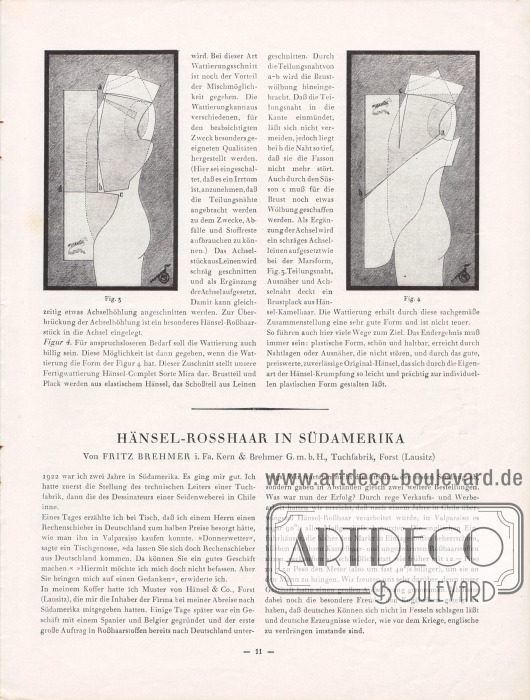 Artikel:
O.V., Plastisches Formen.
Brehmer, Fritz, Hänsel-Rosshaar in Südamerika.
Der obere Artikel wird wie auf der Seite zuvor von zwei Schnittfiguren flankiert.