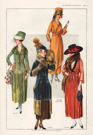 Art Deco dressing : Deco dresses from 1918 onwards